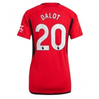 Manchester United Diogo Dalot #20 Hjemmedrakt Dame 2023-24 Kortermet